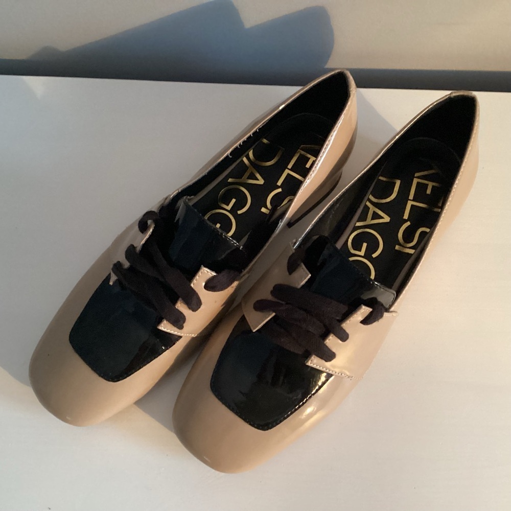 Kelsi Dagger Women's Black and Tan Shoes NWOT 7